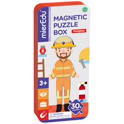 Jouet-Boïte de puzzle magnétique - pompier