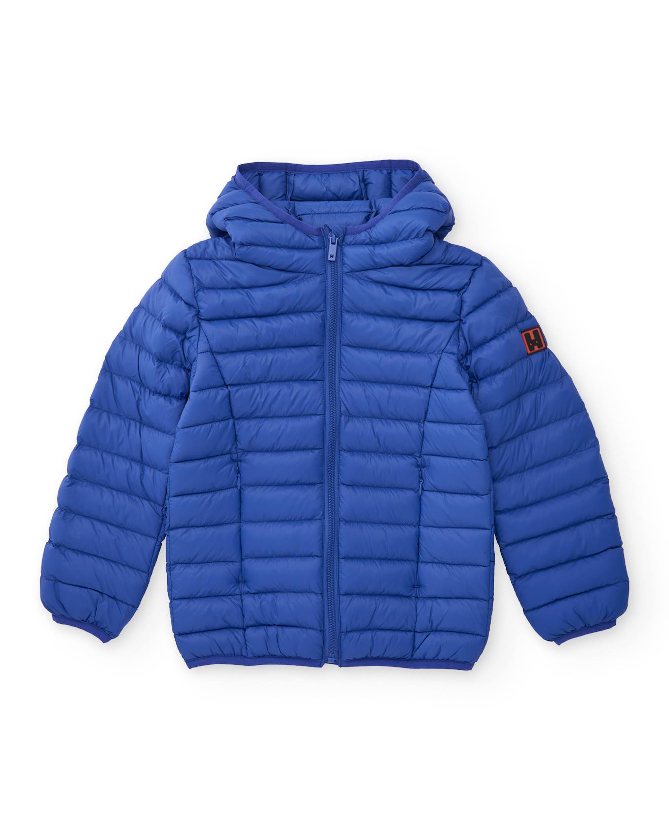 Veste Matelassée Pour Garçon Avec Capuche Bleu