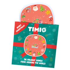 Jouet-Jeux éducatifs-Lire, écrire, compter et heure-Disque de Noël TIMIO – 96 chansons festives en 8 langues