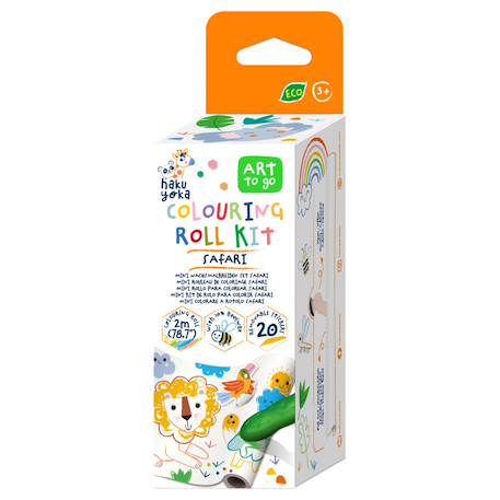 Haku Yoka - Kit De Rouleau De Peinture Mini - Safari Multicolor