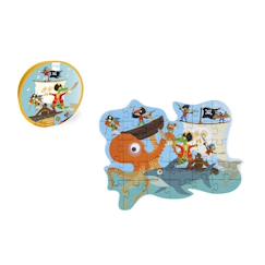 Jouet-Jeux éducatifs-Contour puzzle - pirate 29 pièces
