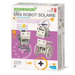 Jouet-Jeux éducatifs-Kit Robotique Solaire – Construis ton robot multifonction