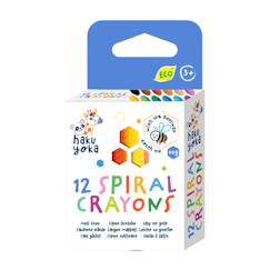 Jouet-12 crayons de couleur spirale
