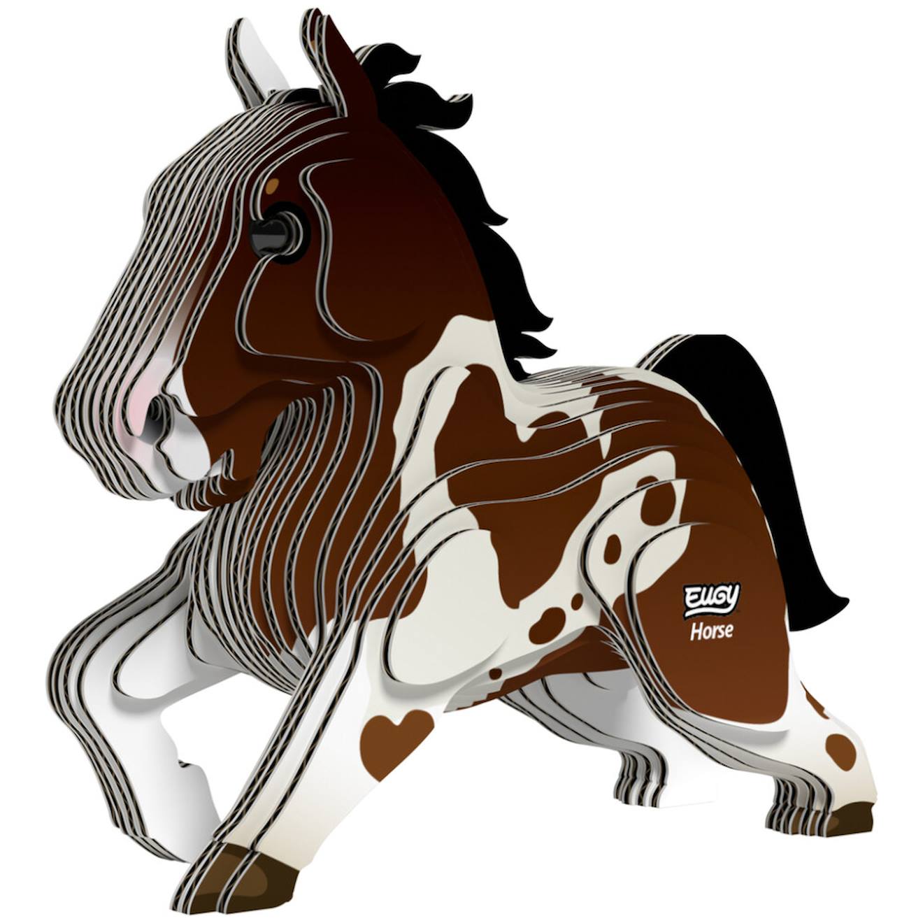 Puzzle 3d - Cheval Multicolor