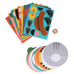 Jouet-Puzzles et jeux - des visages drôles