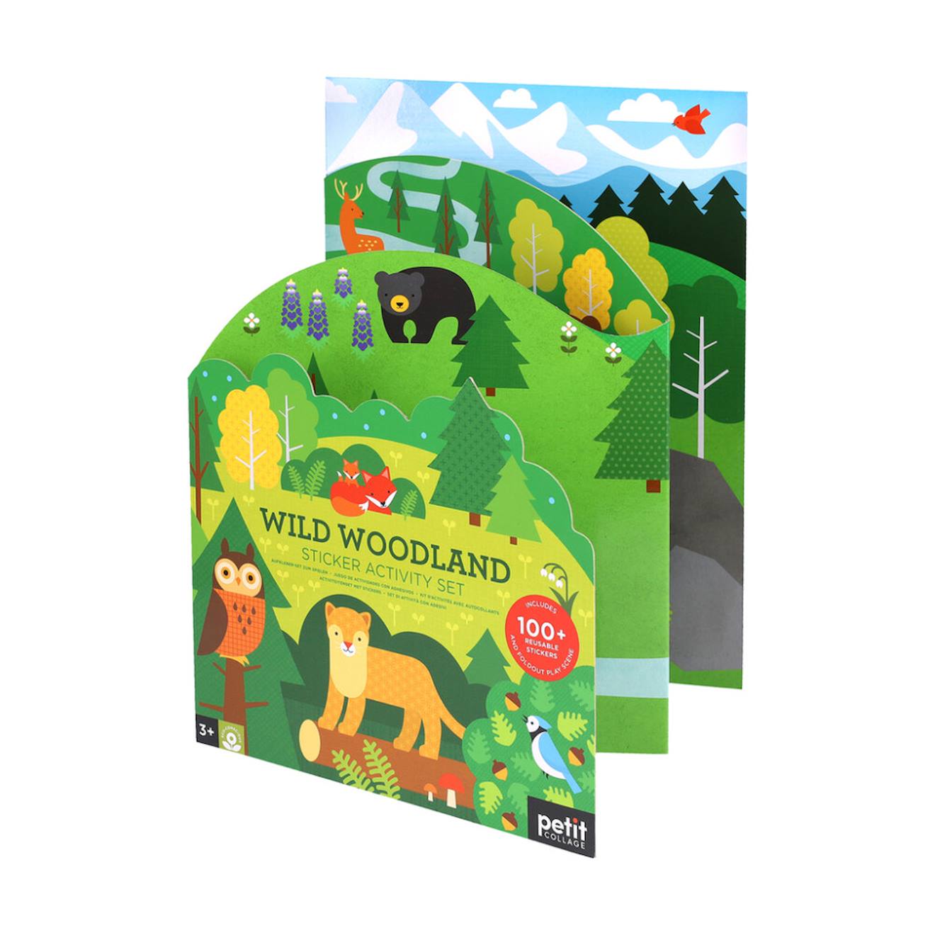 Autocollants Reutilisables Set - Forêt Sauvage Multicolor