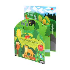 -Autocollants reutilisables set - forêt sauvage