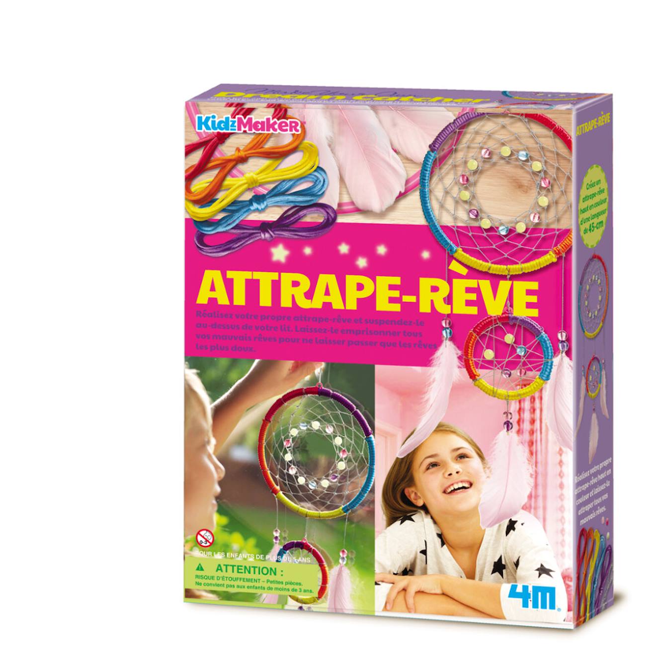 Kit Créatif – Fabrique Ton Propre Attrape-rêves Multicolor