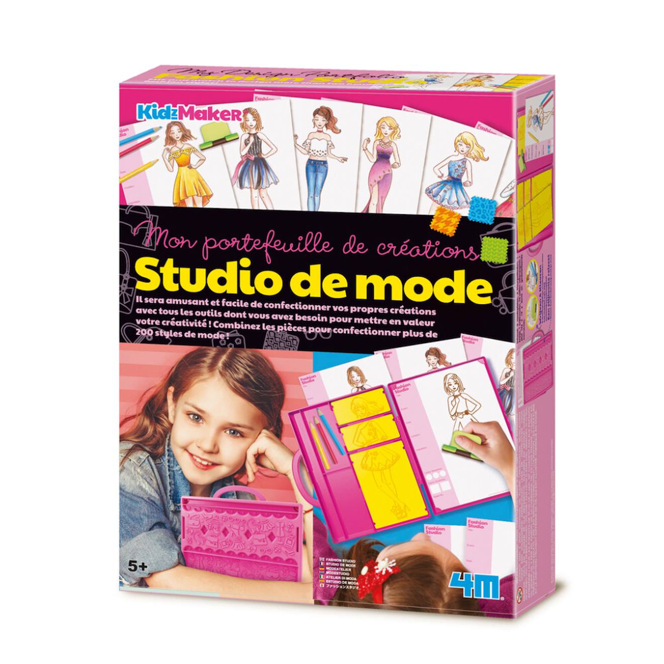 Kit Stylisme Amusant – 200 Styles À Imaginer Et À Colorier Multicolor