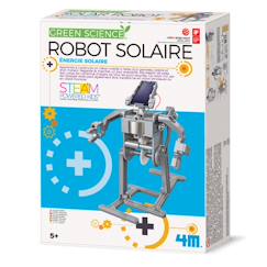 Jouet-Jeux éducatifs-Kit éducatif – Fabrique un robot sans piles avec énergie solaire