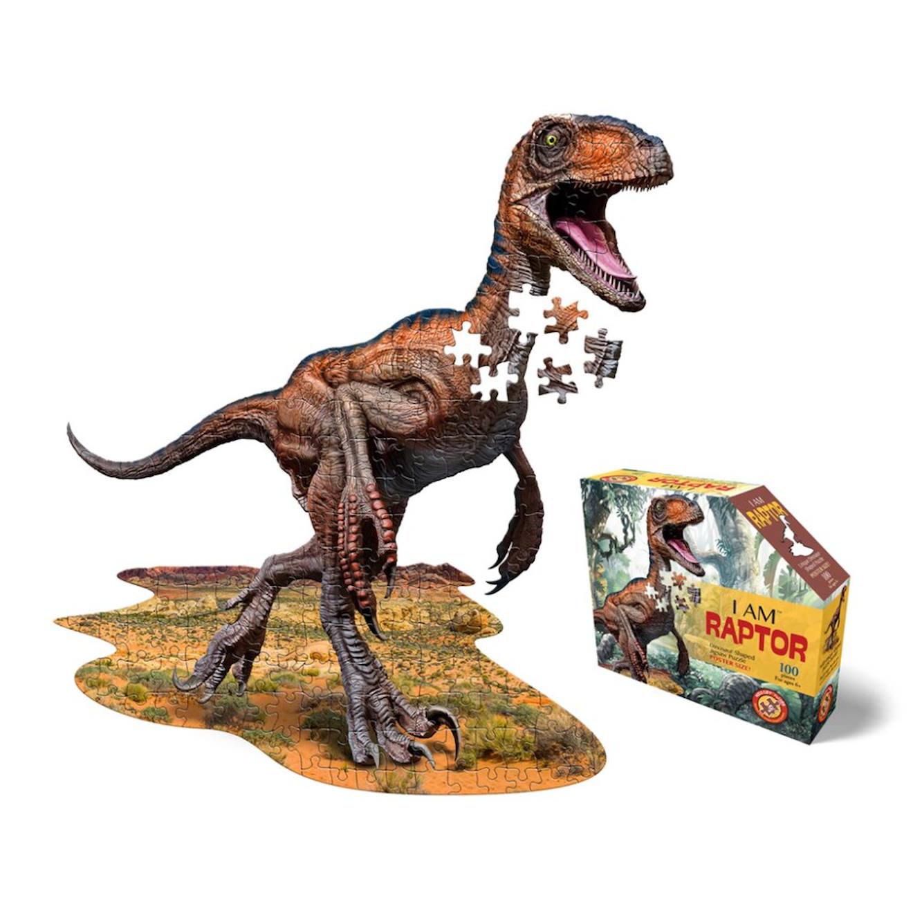 Puzzle I Am - Raptor Multicolor