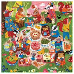 Jouet-Jeux éducatifs-Puzzles-Puzzle - pique-nique en forêt 500 pièces