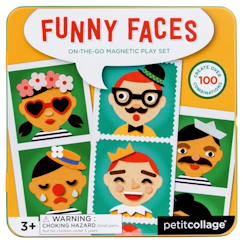 Jouet-Jeu magnétique pour enfants – Crée des visages drôles et uniques