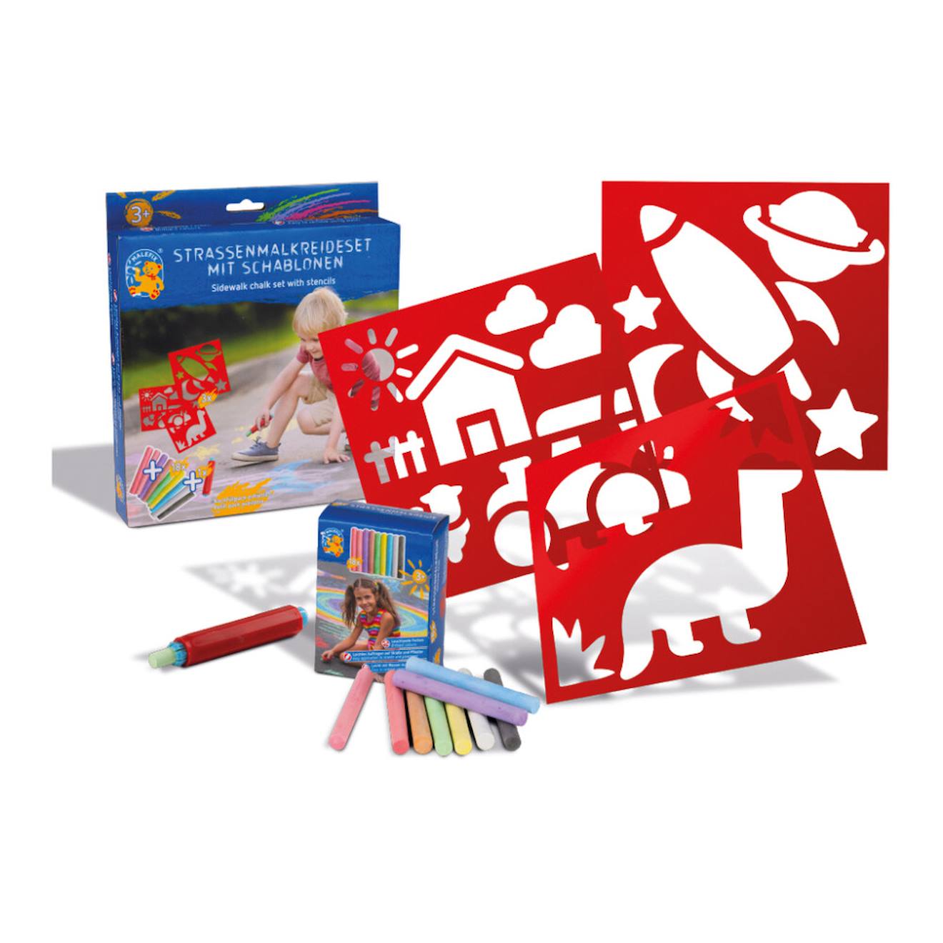 Modèles Craies De Trottoir - Aventure Multicolor