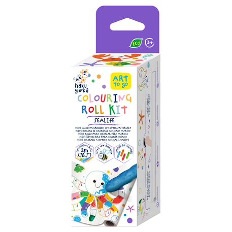 Haku Yoka - Kit De Rouleau De Peinture Mini - Animaux Marins Multicolor