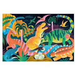Jouet-Jeux éducatifs-Puzzles-Puzzle - dinosaures glow in the dark 100 pièces