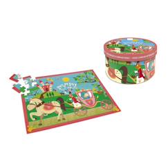 Jouet-Jeux éducatifs-Puzzle - carrosse de princesse 60 pièces
