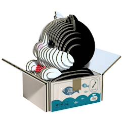 Jouet-Jeux éducatifs-Puzzles-Puzzle 3d - chats - tuxedo