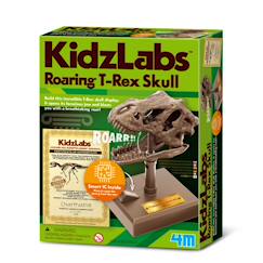 Jouet-Jeux éducatifs-Crâne de T-Rex rugissant – Construis et fais-le vivre !