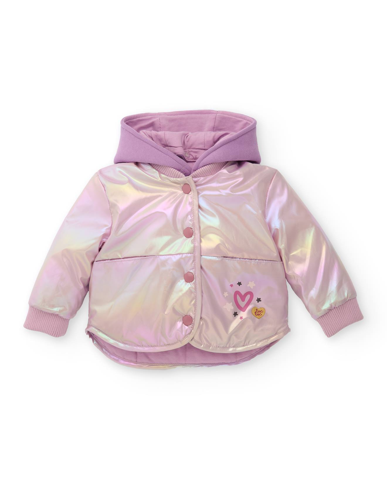 Parka Pour Fille Avec Capuche Rose