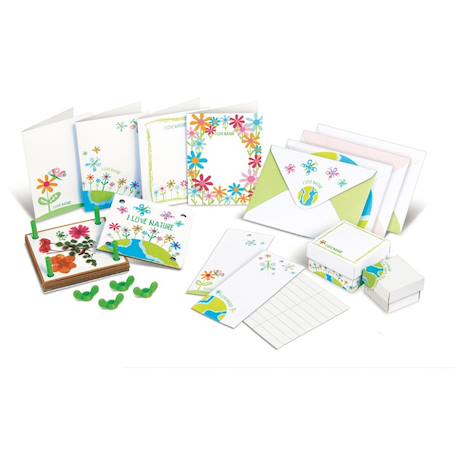 Kit d’artisanat inspiré de la nature – Fleurs pressées faciles à réaliser Multicolor 3 - vertbaudet enfant 