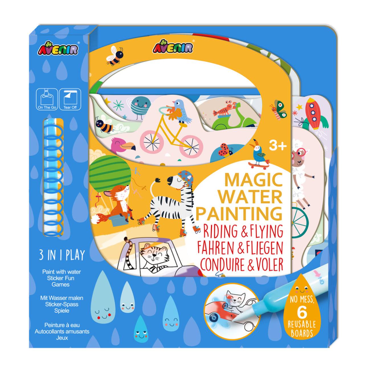 Peinture À L'eau - Conduire Et Voler Multicolor