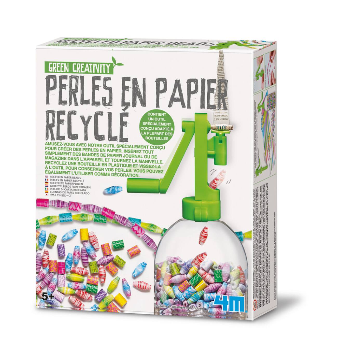Perles En Papier Recyclé - Version Fr + Nl Multicolor