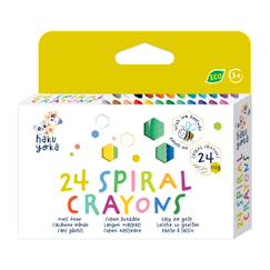Jouet-24 crayons de couleur spirale