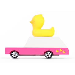 Jouet-Jeux d'imagination-Voiture canard  - bois de hêtre massif