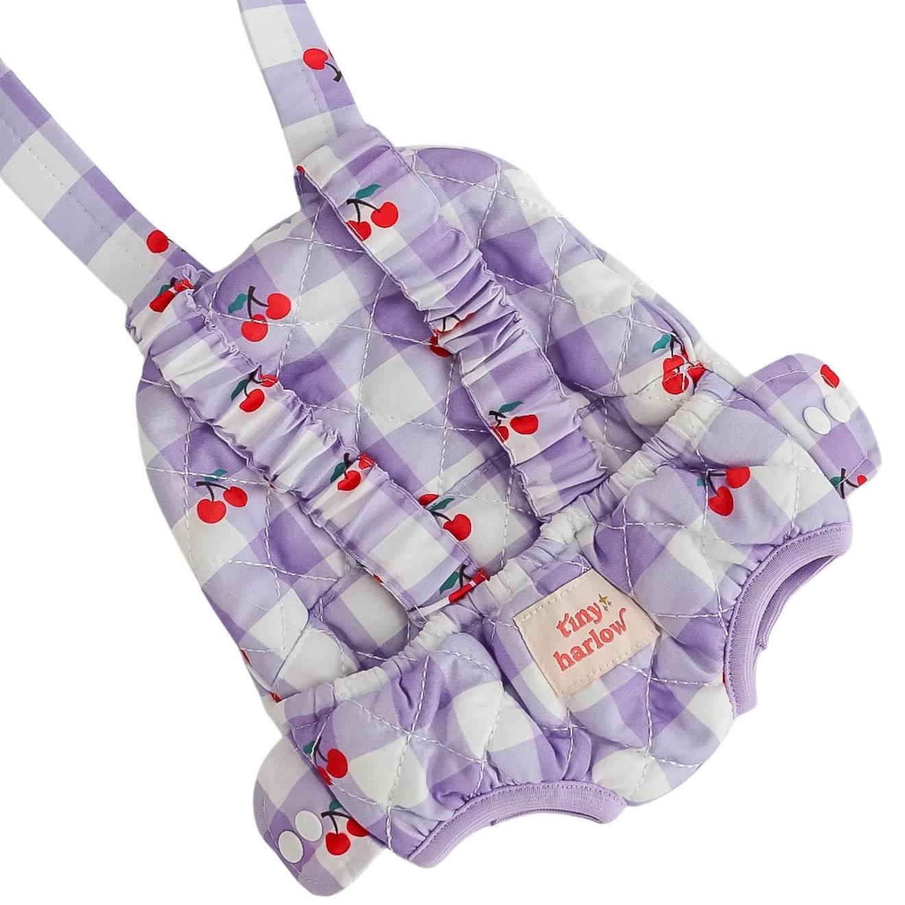 Porte Bébé Pour Poupée Cerise Blanc, Violet, Rouge (Tiny Harlow) - Couverture