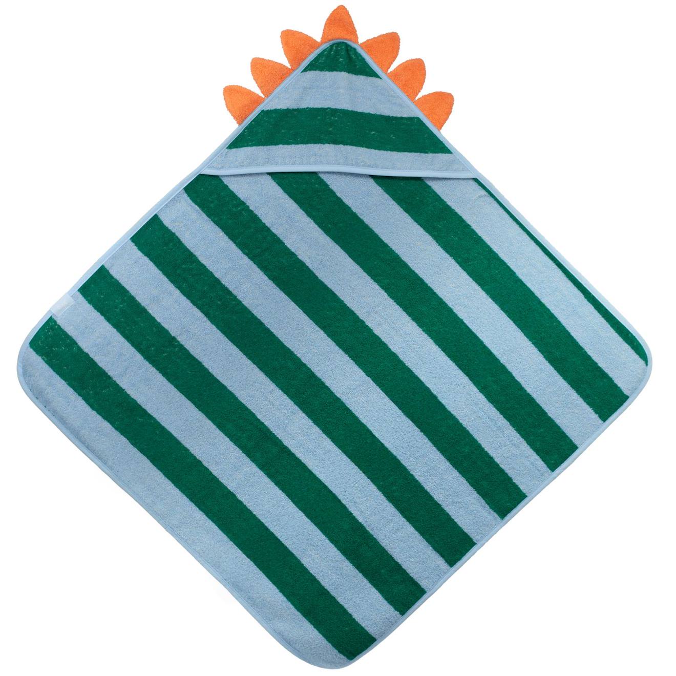 Cape De Bain Dino Lagon (75 X 75 Cm) Vert, Bleu, Orange (Quut) - Couverture