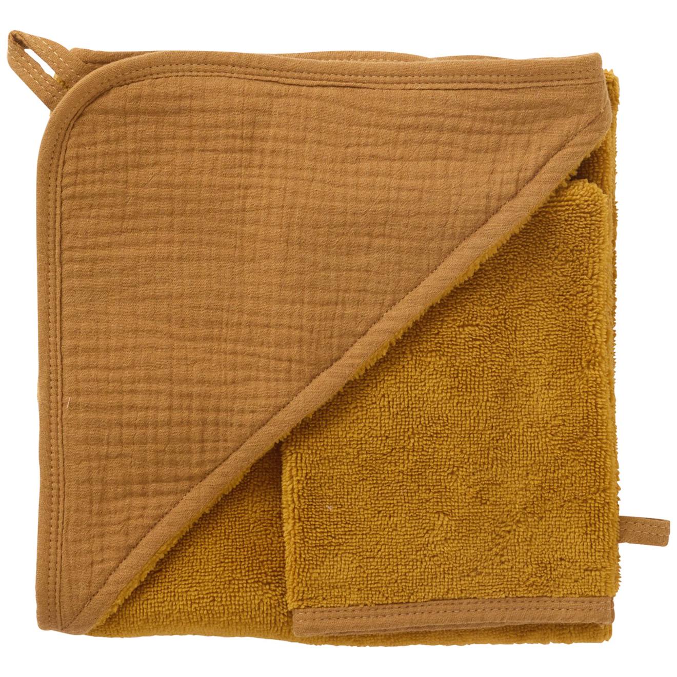 Cape De Bain Gant Bambou Et Gaze Havane Ocre 35 €