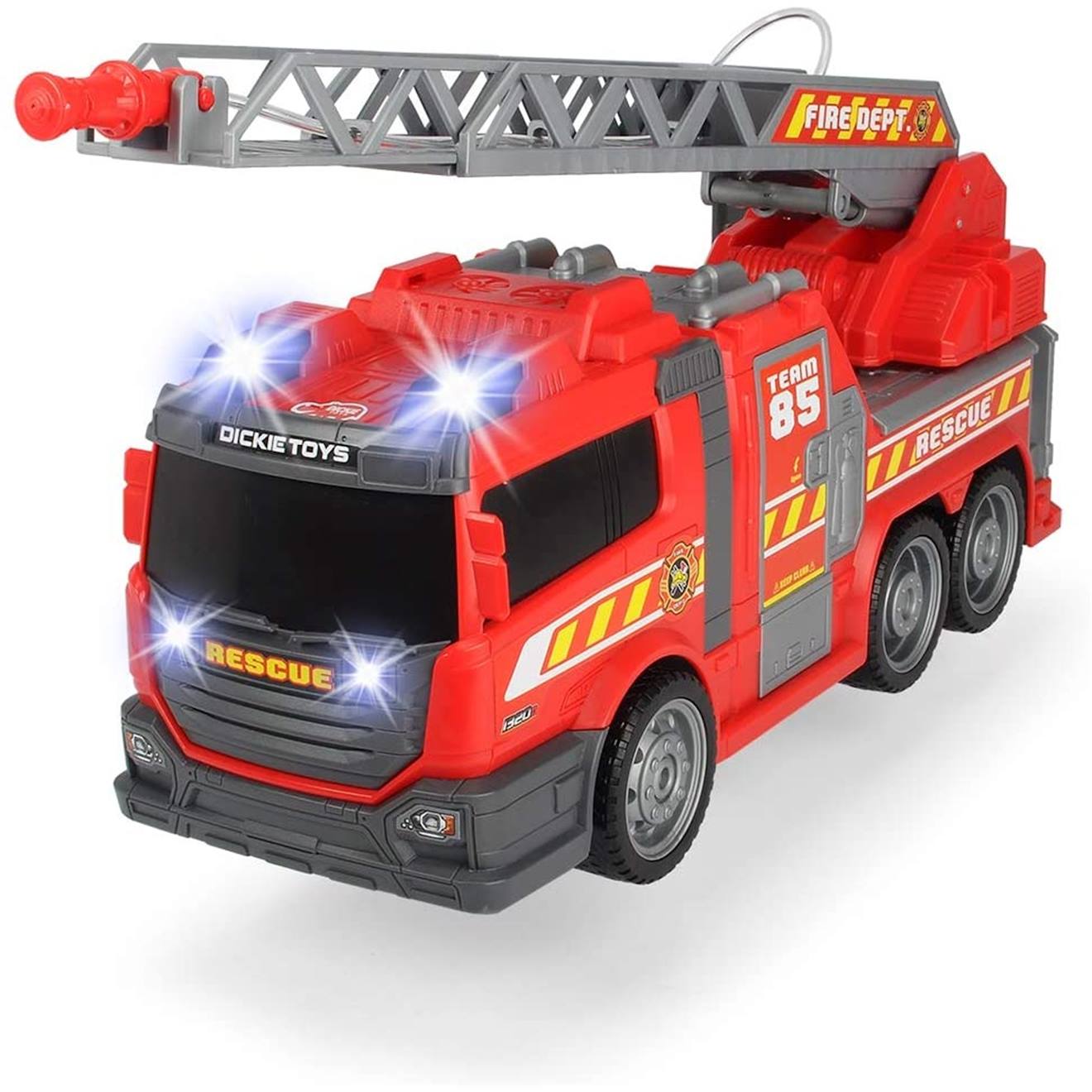 Camion À Échelle Fire Fighter Multicolore