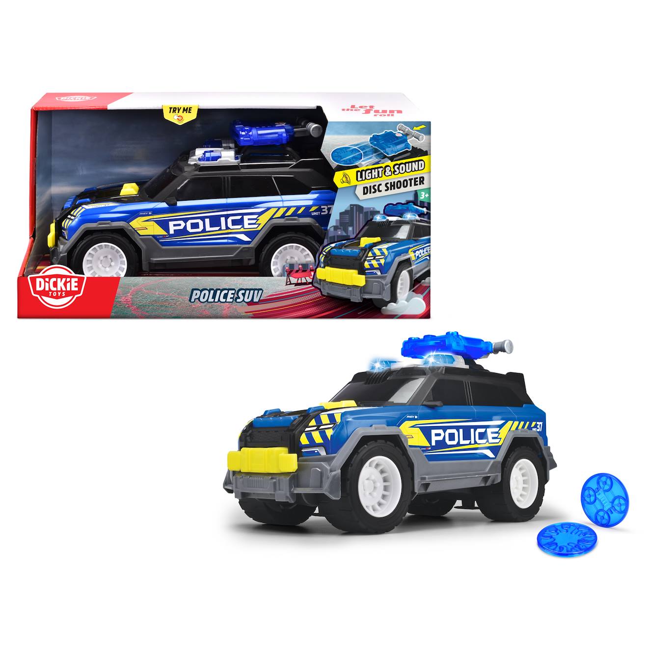 Voiture Tout Terrain Police Suv Bleu