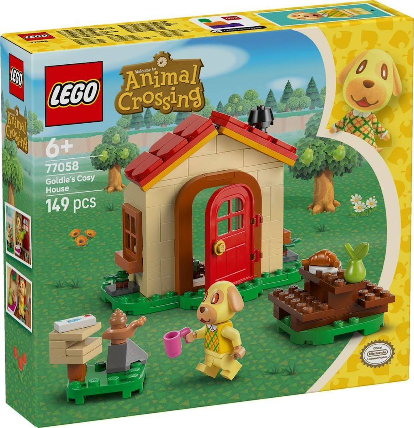 Lego Animal Crossing - La Maison Douillette De Mirza - 77058 Multicolore