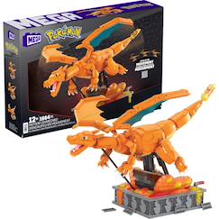 Jouet-Mega pokémon - figurine action dracaufeu articulée 28cm