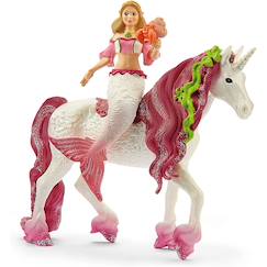 Jouet-Bayala sirène feya sur licorne de mer
