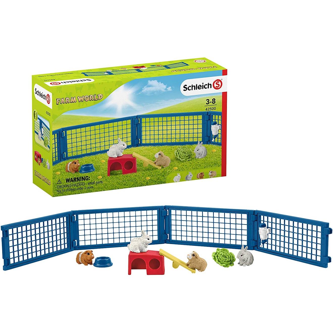 Farm World - Maison Pour Lapins Et Cochons D'inde Multicolore