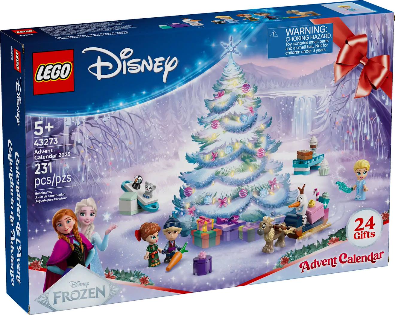 Lego Disney - Calendrier De L'avent Lego Disney 2025 - 43273 Multicolore