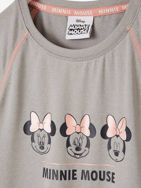 T-shirt sport fille Disney Minnie® gris chiné 3 - vertbaudet enfant 