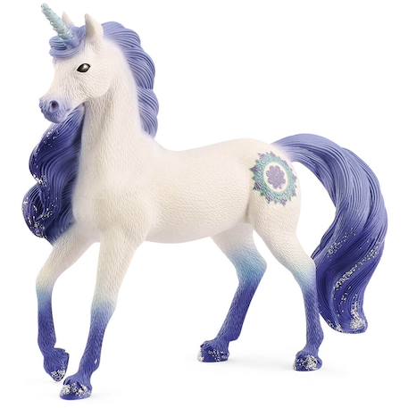 Bayala mandala étalon de licorne Blanc et violet 1 - vertbaudet enfant 