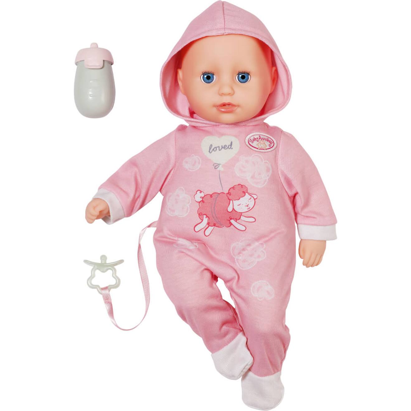 Baby Annabell Poupée Let's Play Hannah 36 Cm Multicolore