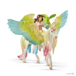 Jouet-Figurines - fée surah avec un pégase scintillant