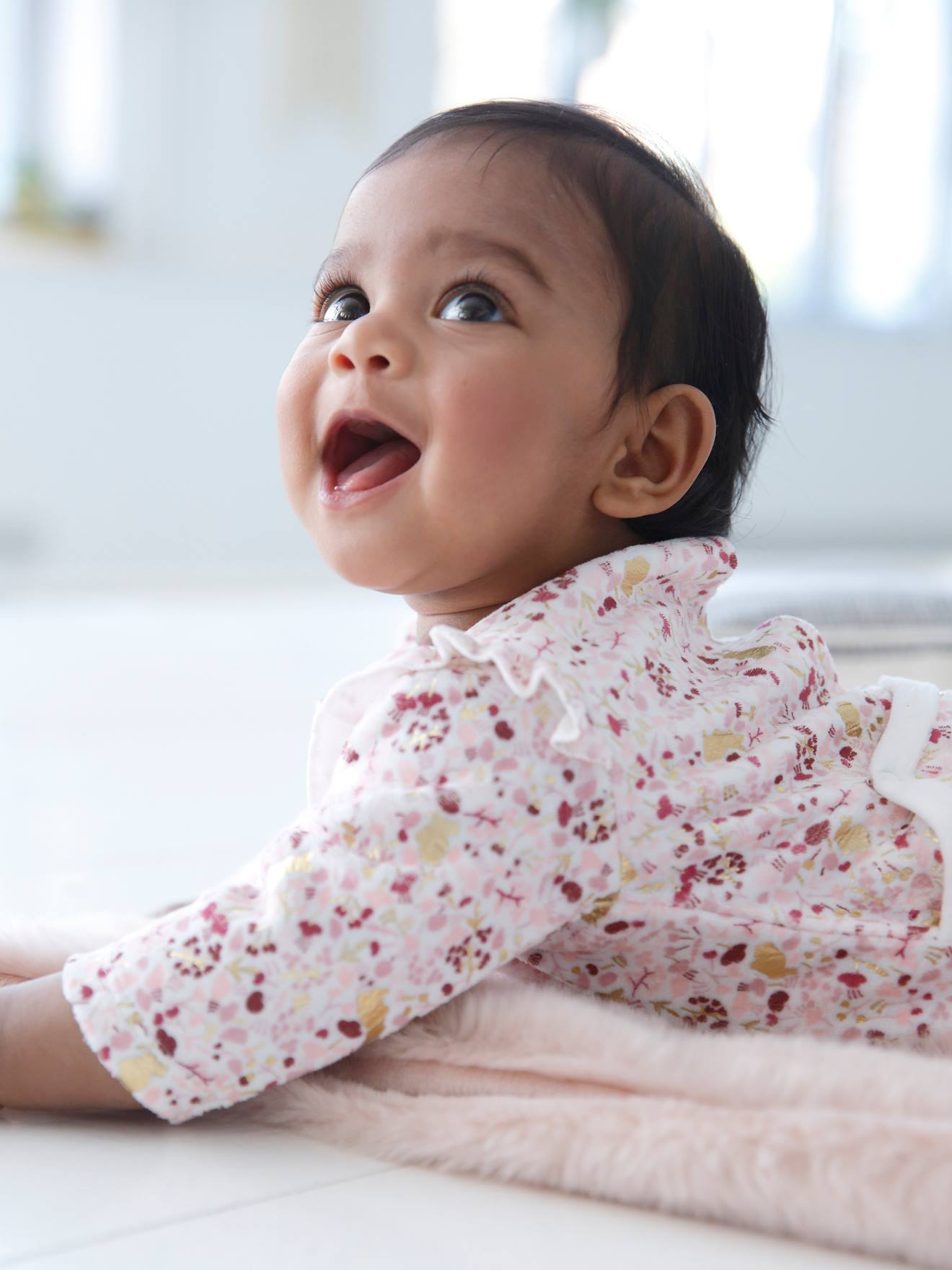 VERTBAUDETLot de 2 pyjamasFrissons d/'hiver bébé en velourslot encre6M 67CM
