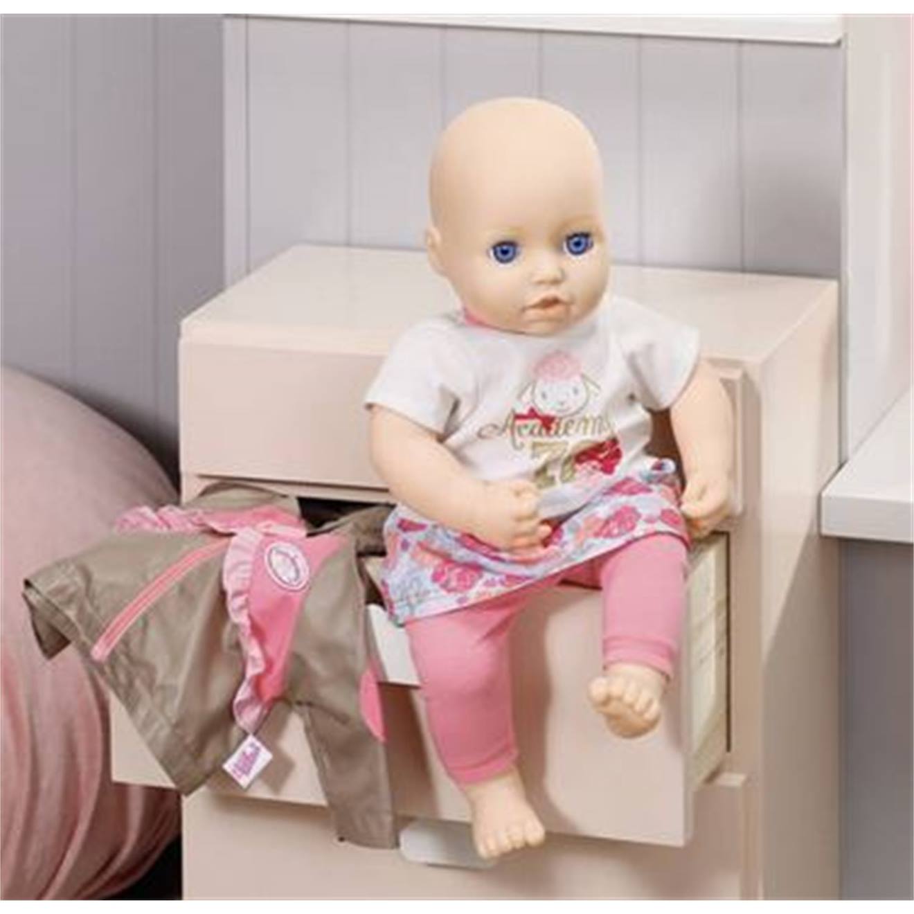 Baby Annabell Ensemble Jean De Voyage Pour Poupée De 43cm Rose