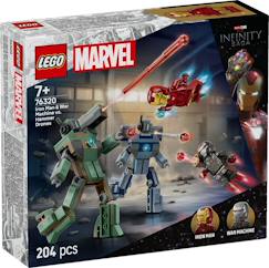 Jouet-Jeux d'imagination-Jeux de construction-Lego marvel - iron man et war machine contre les drones de hammer - 76320
