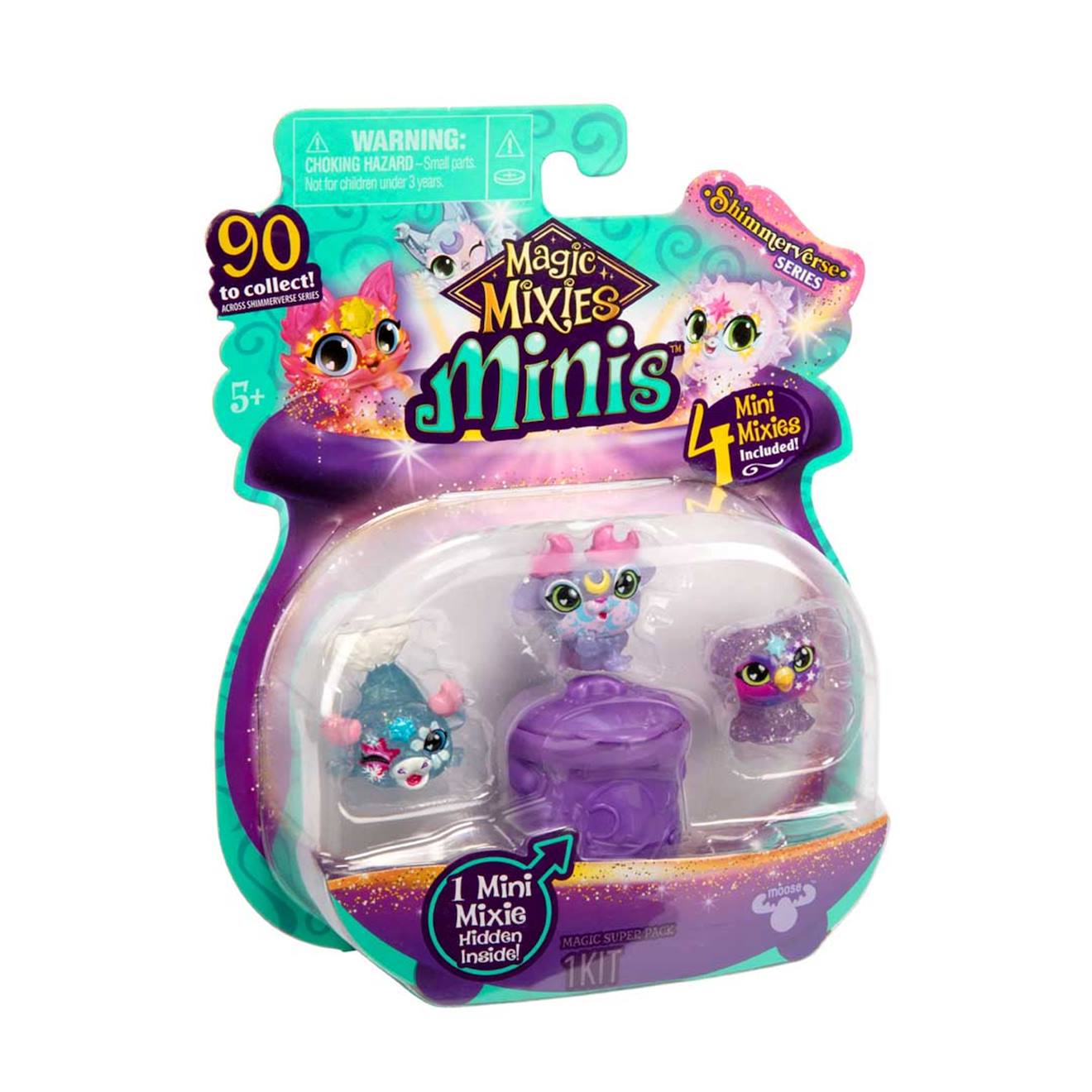 Magic Mixies Minis : S1 Pack De 4 Multicolore