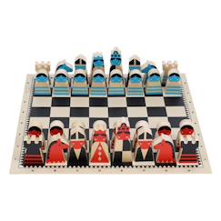 Jouet-Jeu d'echecs en bois - on the move