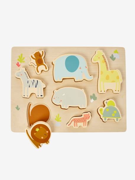 Puzzle A Encastrer Jungle En Bois Fsc Multicolore Vertbaudet Puzzle A Encastrer Jungle En Bois Fsc Multicolore Vertbaudet