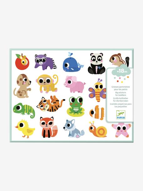 Djeco - Gommettes faciles à attraper Bébés animaux multicolore